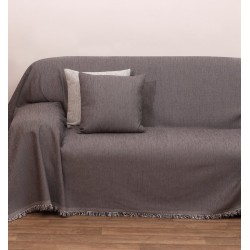 Ριχτάρι Πολυθρόνας Chenille Throws 2100 Solid Grey Viopros (180x180) 1Τεμ Ριχτάρι Πολυθρόνας Chenille Throws 2100 Solid Grey Viopros (180x180) 1Τεμ