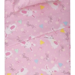 Παπλωματοθήκη Βρεφική Κούνιας Σετ Baby Tzeimi Cotton Viopros (120x160) 2Τεμ