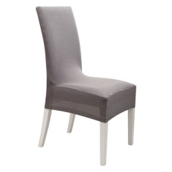 Κάλυμμα Καρέκλας Chair Covers Elegant Grey Ελαστικό Χωρίς Βολάν Viopros 1Τεμ