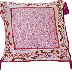 Διακοσμητικό Μαξιλάρι Modern Ideas Jacquard 484 Bordeaux Viopros (45x45) 1Τεμ
