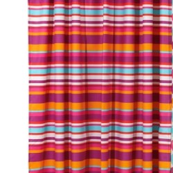 Κουρτίνα Με Τρέσα Curtains Tori Stripe Turquoise Viopros (280Πx270Υ) 1Τεμ