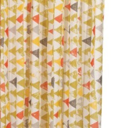 Κουρτίνα Με Τρέσα Curtains Tori Print Green Viopros (280Πx270Υ) 1Τεμ