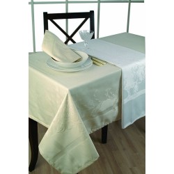 Τραπεζομάντηλο Τραπεζαρίας Σετ Jacquard Pano Viopros (160x160) 7Τεμ