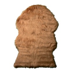 Χαλάκι Με Συνθετική Γούνα Rugs Μουτόν Μπέζ Cotton Viopros (60x90) 1Τεμ