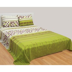 Σεντόνια Μονά Σετ Flannel 8656 Oil Cotton Viopros (165x275) 3Τεμ