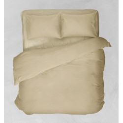 Κατωσέντονο Μονό Basic Solid Light Beige Polycotton Viopros (100x200) Με Λάστιχο 1Τεμ