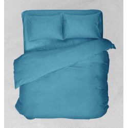 Πανωσέντονο Υπέρδιπλο Basic Solid Petrol Polycotton Viopros (220x260) 1Τεμ
