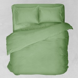 Κατωσέντονο Μονό Basic Solid Green Polycotton Viopros (100x200) Με Λάστιχο 1Τεμ