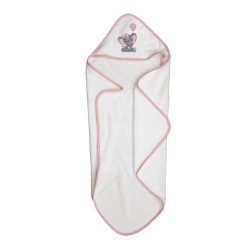 Κάπα Βρεφική Με Κέντημα Baby Bathrobes Έλλη Cotton Viopros (75x75) 1Τεμ
