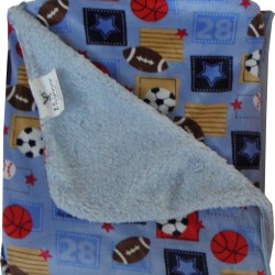 Κουβέρτα Fleece Με Γουνάκι Μονή Baby Blankets 72 Viopros (155x220) 1Τεμ