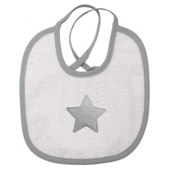 Σαλιάρα Βρεφική Πετσετέ Baby Tzasper Με Κέντημα Cotton Viopros 1Τεμ