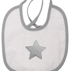 Σαλιάρα Βρεφική Πετσετέ Baby Tzasper Με Κέντημα Cotton Viopros 1Τεμ