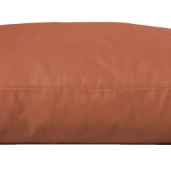 Κατωσέντονο Υπέρδιπλο Basic Solid Terracotta Polycotton Viopros (160x200) Με Λάστιχο 1Τεμ