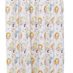 Κουρτίνα Παιδική Με Τρέσα Curtains Loneta Γοργόνες Viopros (140x270) 1Τεμ