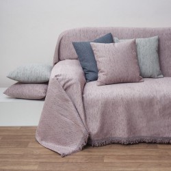 Διακοσμητική Μαξιλαροθήκη Throws 2100 Blush Pink Chenille Viopros (42x42) 1Τεμ