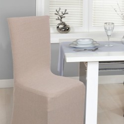 Κάλυμμα Καρέκλας Elegant Chair Covers Ελαστικό Biege Viopros 1Τεμ