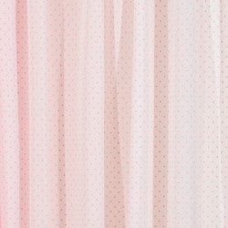 Κουρτίνα Με Τρέσα Curtains Πουά Ρόζ Γάζα Viopros (140x270) 1Τεμ