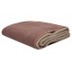 Κουβέρτα Διπλή Acrylic Δίχρωμη Chocolate-Beige 550gsm Polyacrylic Viopros (210x240) 1Τεμ