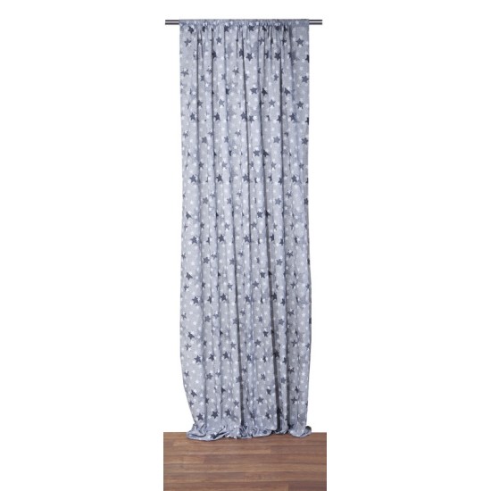 Κουρτίνα Παιδική Με Τρέσα Curtains Έντι Loneta Viopros (140x270) 1Τεμ