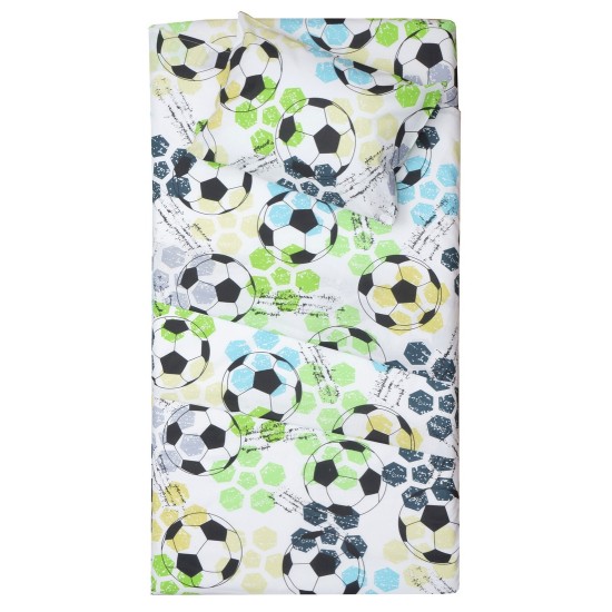Σεντόνια Βρεφικά Λίκνου Σετ Baby Φούτμπολ Cotton Viopros (80x100) 2Τεμ Σεντόνια Βρεφικά Λίκνου Σετ Baby Φούτμπολ Cotton Viopros (80x100) 2Τεμ