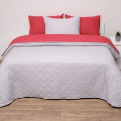 Κουβερλί Υπέρδιπλο Δίχρωμο 5100 Κόκκινο-Γκρί Microfiber Viopros (220x240) 1Τεμ Κουβερλί Υπέρδιπλο Δίχρωμο 5100 Κόκκινο-Γκρί Microfiber Viopros (220x240) 1Τεμ
