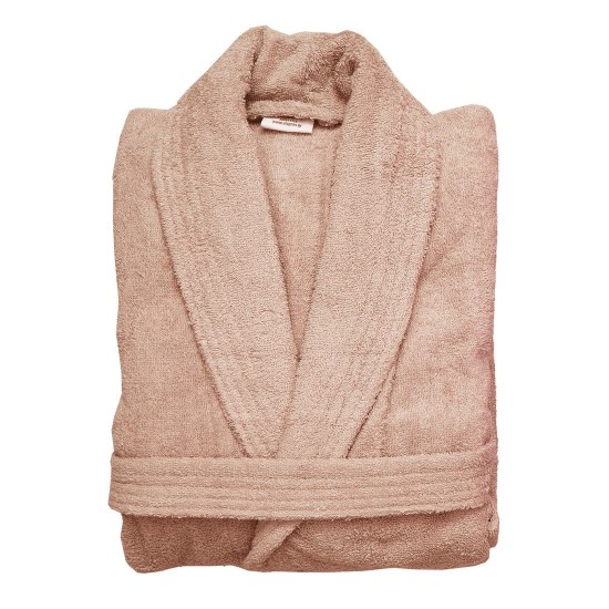 Μπουρνούζι Με Γιακά Bath Classic Beige Viopros 1Τεμ