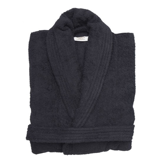 Μπουρνούζι Με Γιακά Bath Classic Black Viopros 1Τεμ