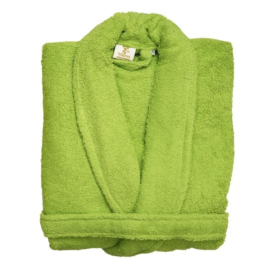 Μπουρνούζι Με Γιακά Bath Classic Light Green Viopros 1Τεμ