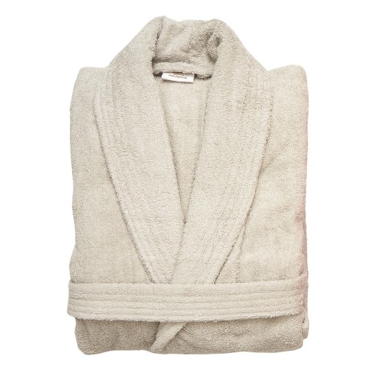 Μπουρνούζι Με Γιακά Bath Classic Light Grey Viopros 1Τεμ