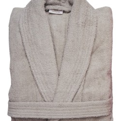 Μπουρνούζι Με Γιακά Bath Classic Dark Grey Viopros 1Τεμ Μπουρνούζι Με Γιακά Bath Classic Dark Grey Viopros 1Τεμ