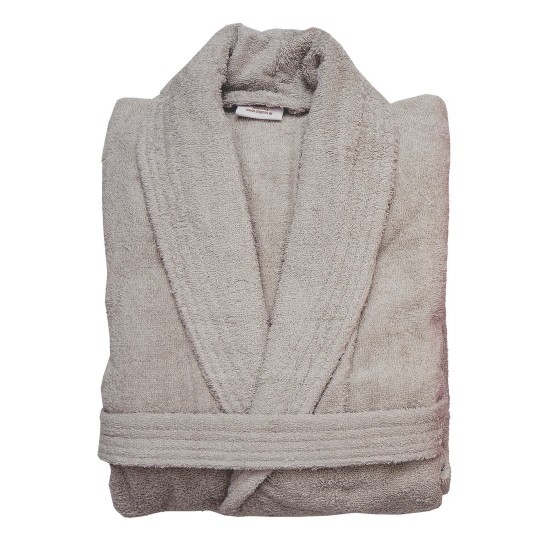 Μπουρνούζι Με Γιακά Bath Classic Dark Grey Viopros 1Τεμ