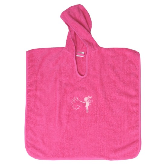 Πόντσο Με Κέντημα Bath Time Τίγκελ Cotton Viopros (60x120) 1Τεμ