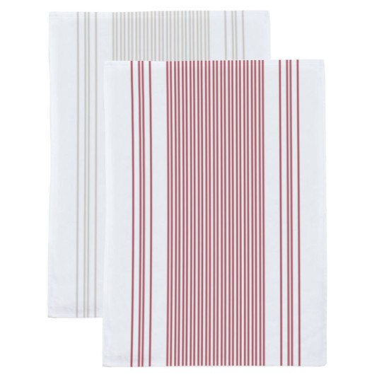 Ποτηρόπανα Σετ Kitchen Ideas 32 Jacquard Cotton Viopros (50x70) 2Τεμ