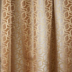 Κουρτίνα Με Τρέσα Curtains Ρεβέκα Beige Jacquard Viopros (280x270) 1Τεμ