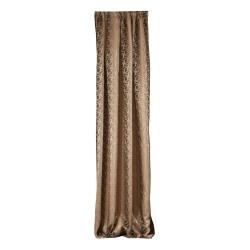 Κουρτίνα Με Τρέσα Curtains Ρεβέκα Brown Jacquard Viopros (140x270) 1Τεμ