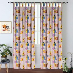 Κουρτίνα Παιδική Με Θηλιές Winnie Cuddle 33 Cotton Vasilas Home (140x290) 1Τεμ