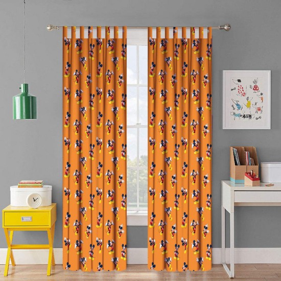 Κουρτίνα Παιδική Με Θηλιές Mickey Fantasia 25 Cotton Vasilas Home (140x290) 1Τεμ
