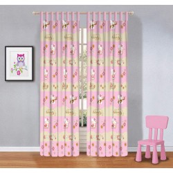 Κουρτίνα Παιδική Με Θηλιές Voile Hello Kitty HK5232-4 Vasilas Home (140x290) 1Τεμ