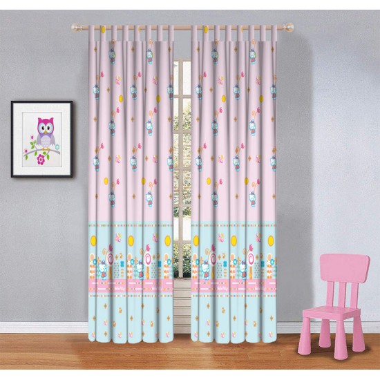 Κουρτίνα Παιδική Με Θηλιές Rame Hello Kitty HK8149-1 Vasilas Home (140x290) 1Τεμ