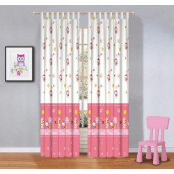 Κουρτίνα Παιδική Με Θηλιές Voile Hello Kitty HK8149-5 Vasilas Home (140x290) 1Τεμ