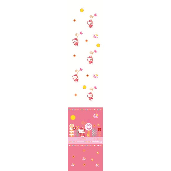 Κουρτίνα Παιδική Με Θηλιές Voile Hello Kitty HK8149-5 Vasilas Home (140x290) 1Τεμ
