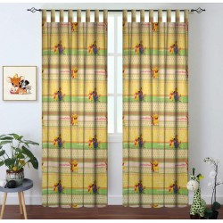 Κουρτίνα Παιδική Με Θηλιές Winnie Honeyday 20 Cotton Vasilas Home (140x290) 1Τεμ