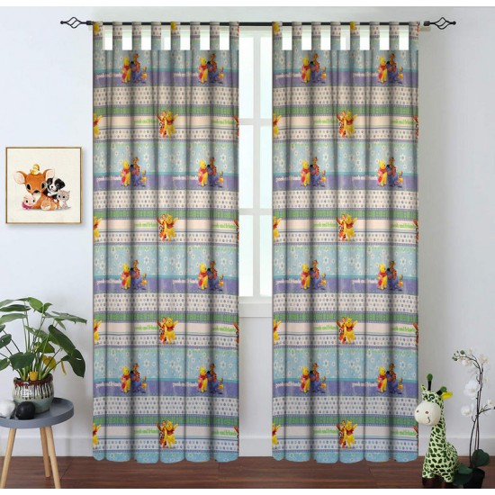 Κουρτίνα Παιδική Με Θηλιές Winnie Honeyday 38 Cotton Vasilas Home (140x290) 1Τεμ