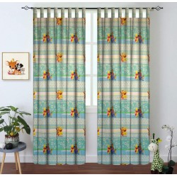 Κουρτίνα Παιδική Με Θηλιές Winnie Honeyday 41 Cotton Vasilas Home (140x290) 1Τεμ