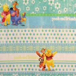 Κουρτίνα Παιδική Με Θηλιές Winnie Honeyday 41 Cotton Vasilas Home (140x290) 1Τεμ