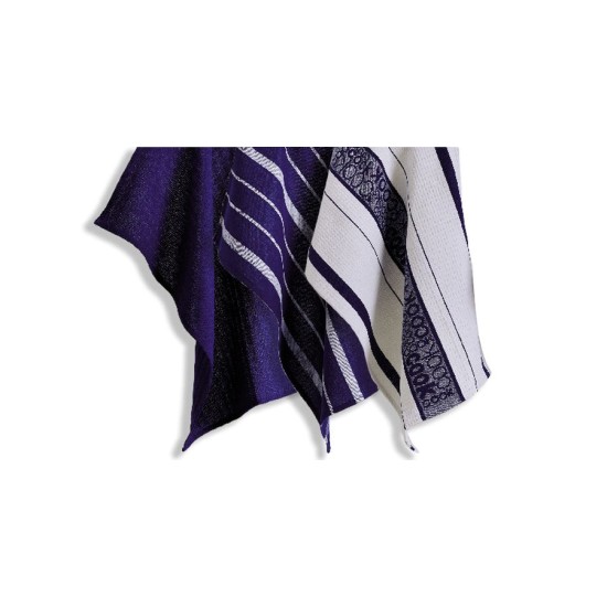 Ποτηρόπανα Σετ Kitchen Ποτ 01/B Jacquard Cotton White Egg (50x70) 3Τεμ