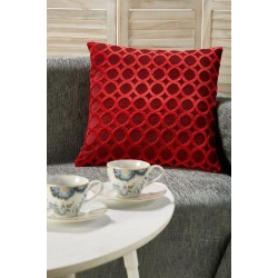 Διακοσμητική Μαξιλαροθήκη D094 Red White Egg (45x45) 1Τεμ