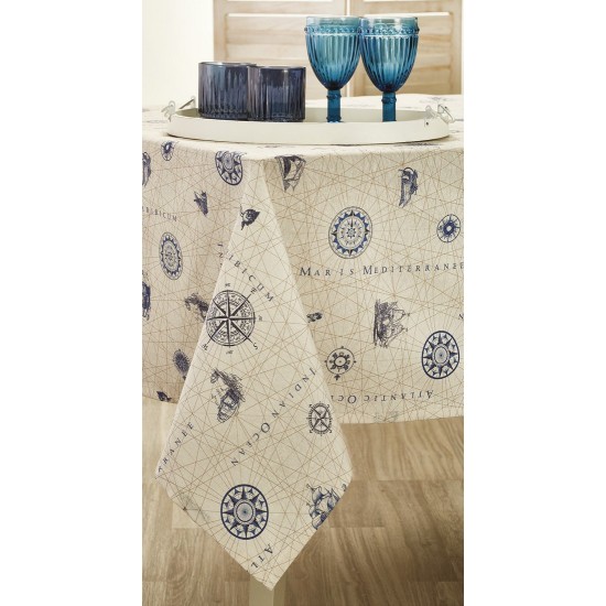 Τραπεζομάντηλο Z106 Cotton White Egg (140x180) 1Τεμ