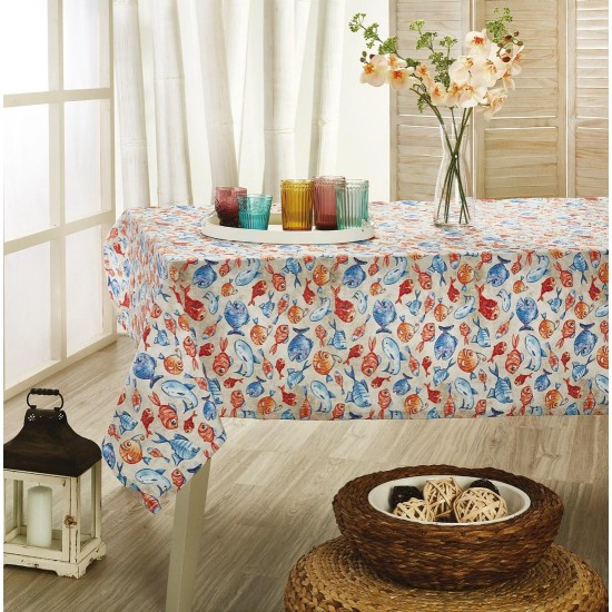 Τραπεζομάντηλο Z107 Cotton White Egg (140x220) 1Τεμ