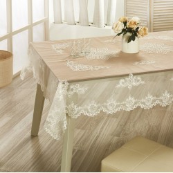 Τραπεζομάντηλο Τούλι B86 White Egg (140x180) 1Τεμ